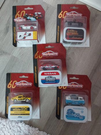 🚗 Lot Majorette 60 ans – Édition Anniversaire (1964-2024) 🚗