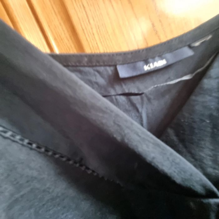Debardeur blouse bleue marine xl bi matière très bon état - photo numéro 4