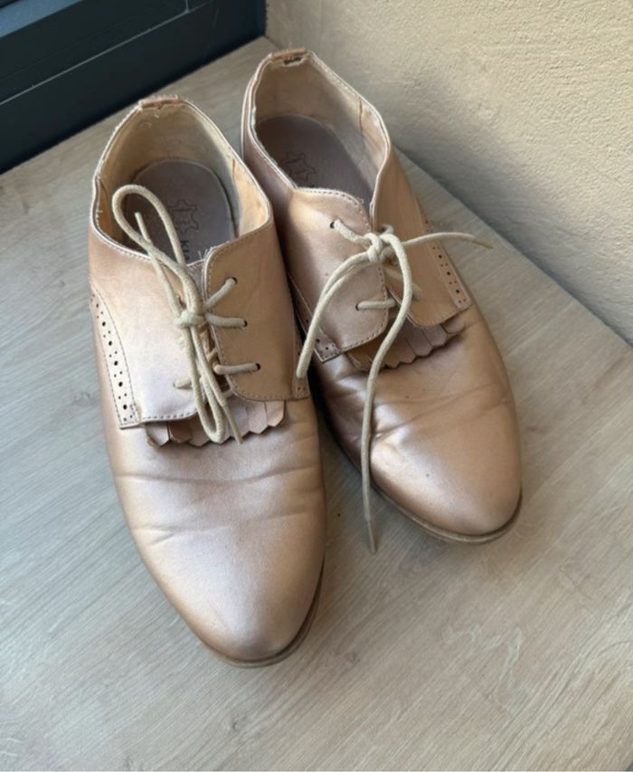Derbies rose poudrée - photo numéro 2