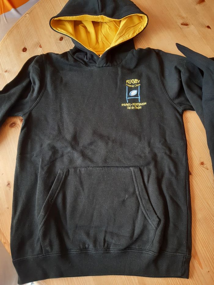 Polo et sweat à capuche Rugby 12 ans