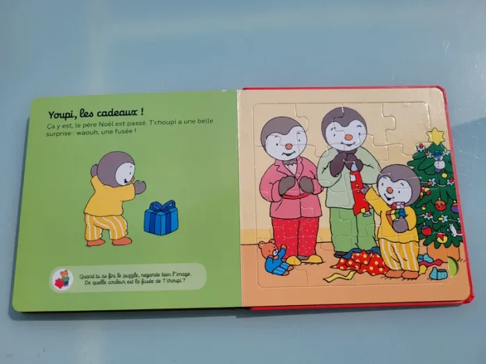 T'choupi, mon livre Puzzle de Noël 🎄 - photo numéro 7