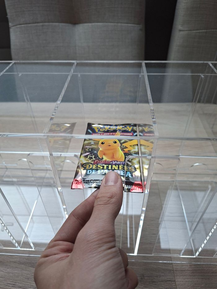 Lot de 2 distributeurs de boosters modèles 6 slots pour boosters Pokémon , one piece et autres TCG - photo numéro 4