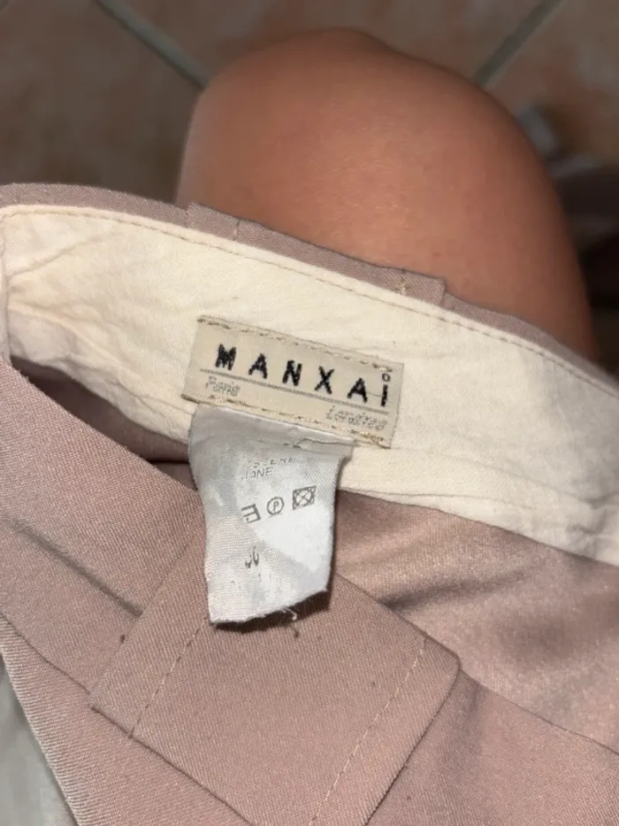 Pantalon beige manxai - photo numéro 5