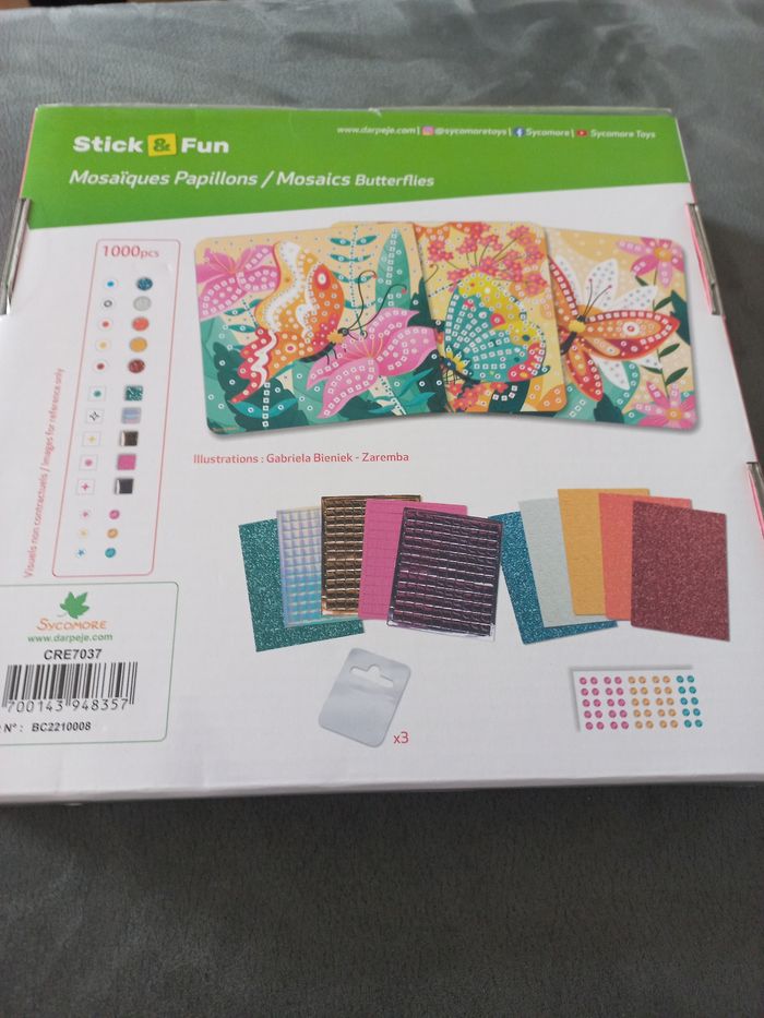 Mosaïques papillon sycomore stick&fun - photo numéro 3