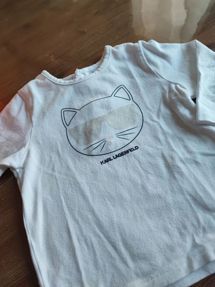 Tee-shirt Karl Lagerfeld 6mois - photo numéro 2