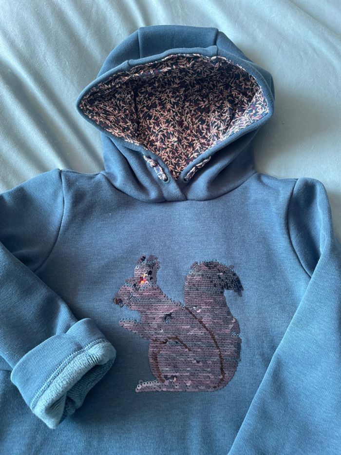 Sweat-shirt capuche sergent major 3 ans - photo numéro 2