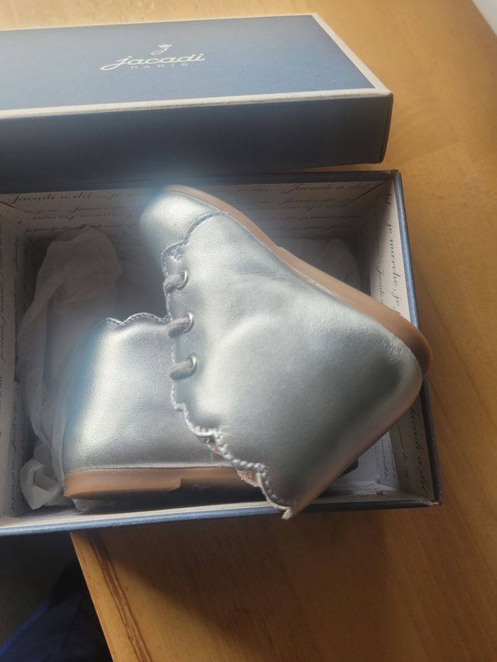 Chaussures  jacadi argentée - photo numéro 4