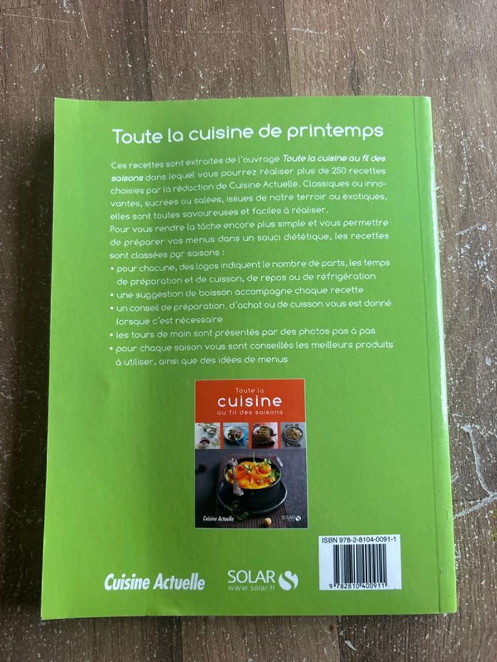 Livre de cuisine - photo numéro 2