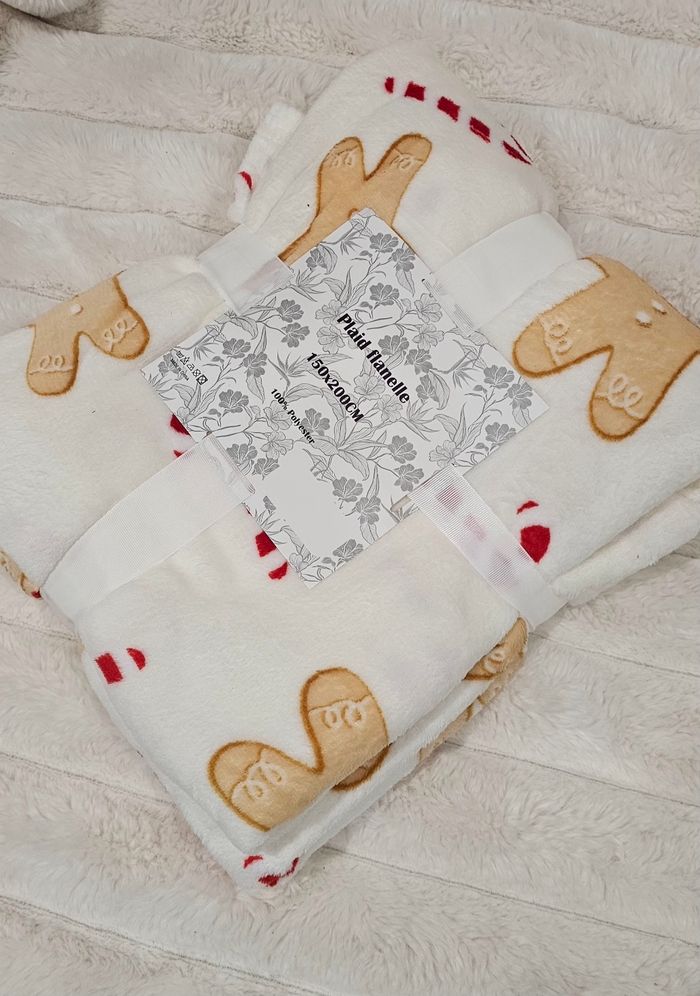 Magnifique plaid de Noël 🎄 150×200cm Neuf