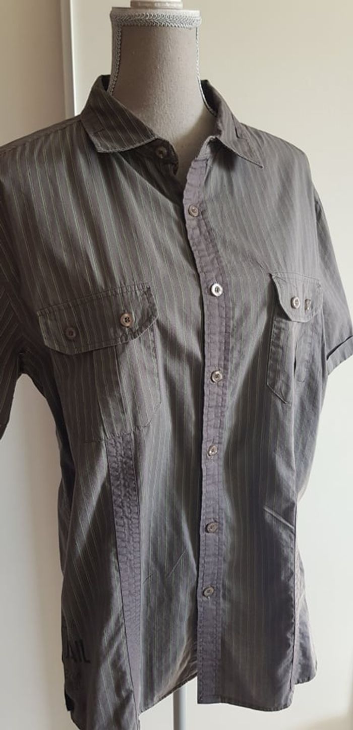 Chemise rayée manches courtes - photo numéro 2