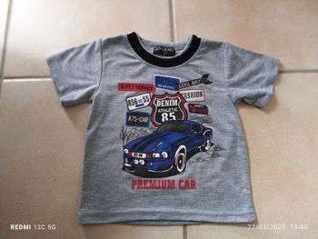 T-shirt manches courtes Fashion taille 2 ans