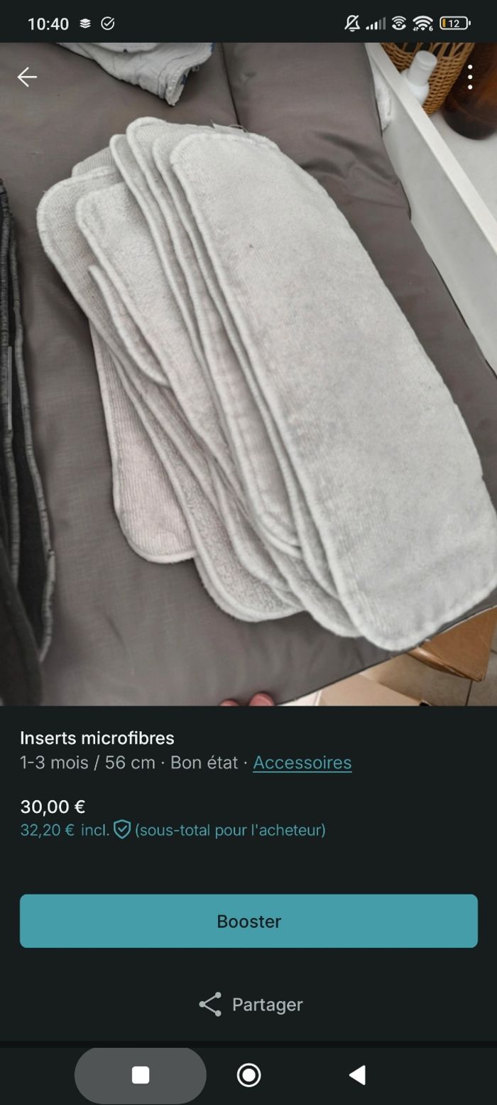 Lot couches lavables - photo numéro 2