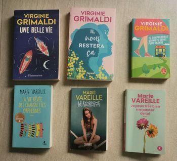 6 romans de Virginie Grimaldi et Marie Vareille