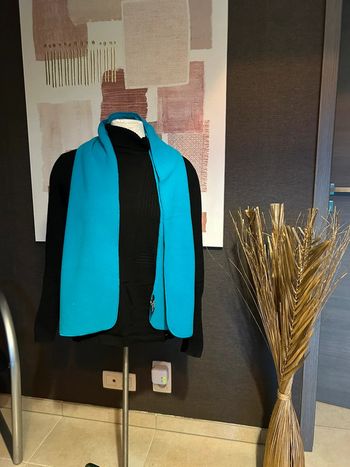 Écharpe Polartec bleu