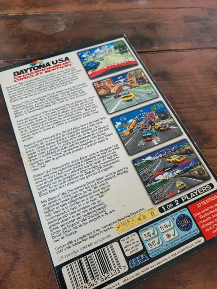 Vends jeux saturne daytona usa - photo numéro 2