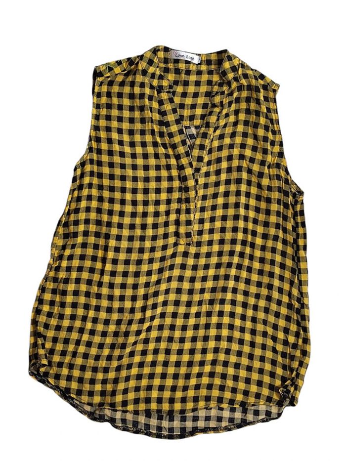 Blouse à carreaux - photo numéro 3