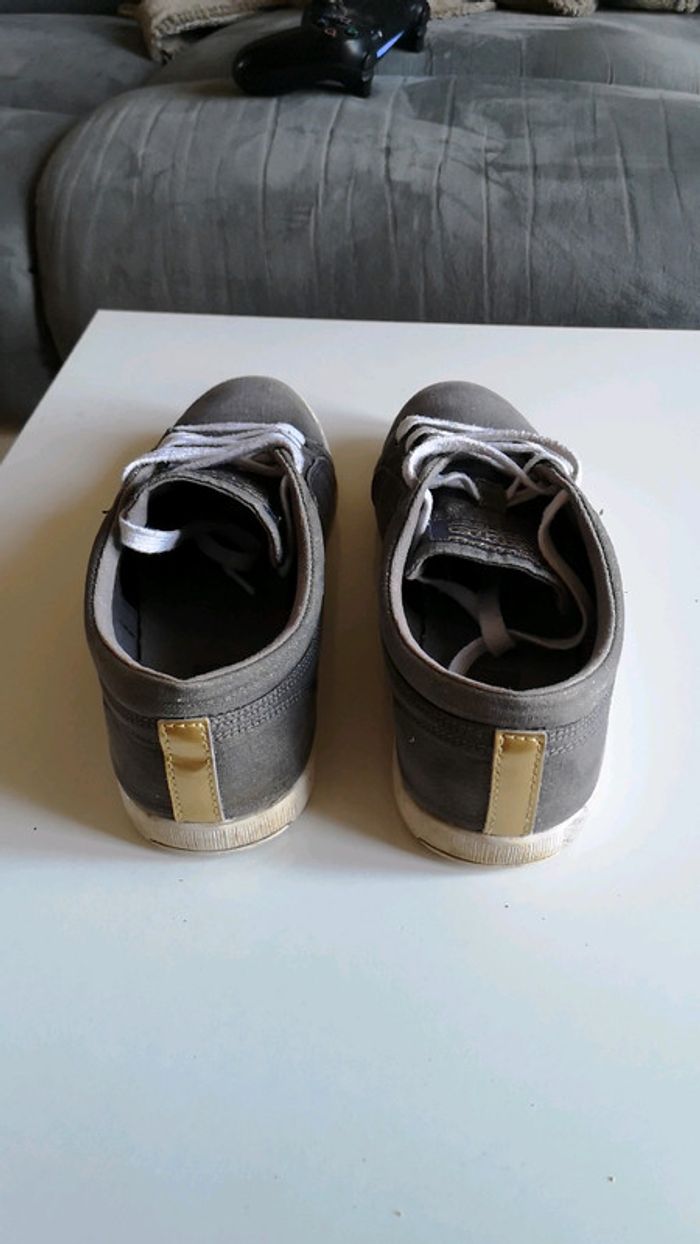 Baskets Kappa grise reflets doré - photo numéro 2