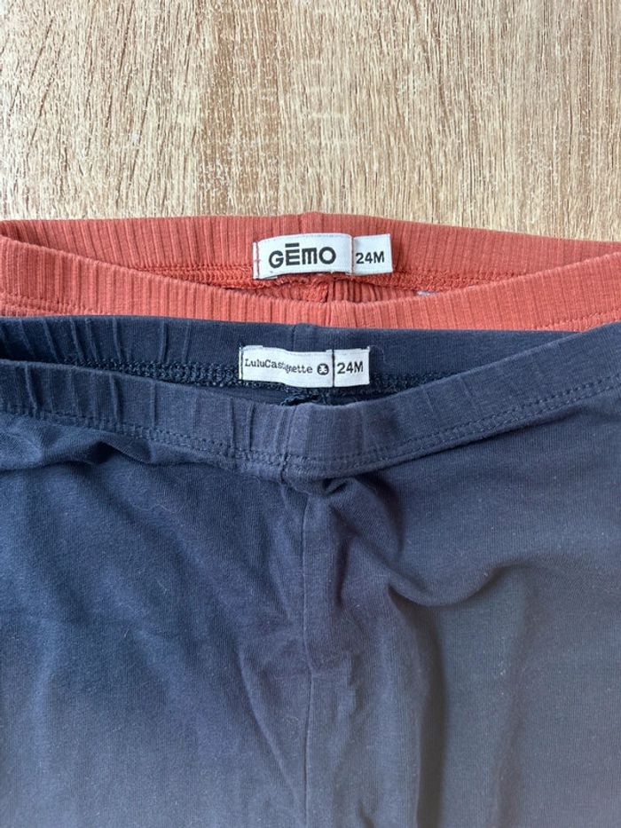 2 leggings bébé fille - photo numéro 2