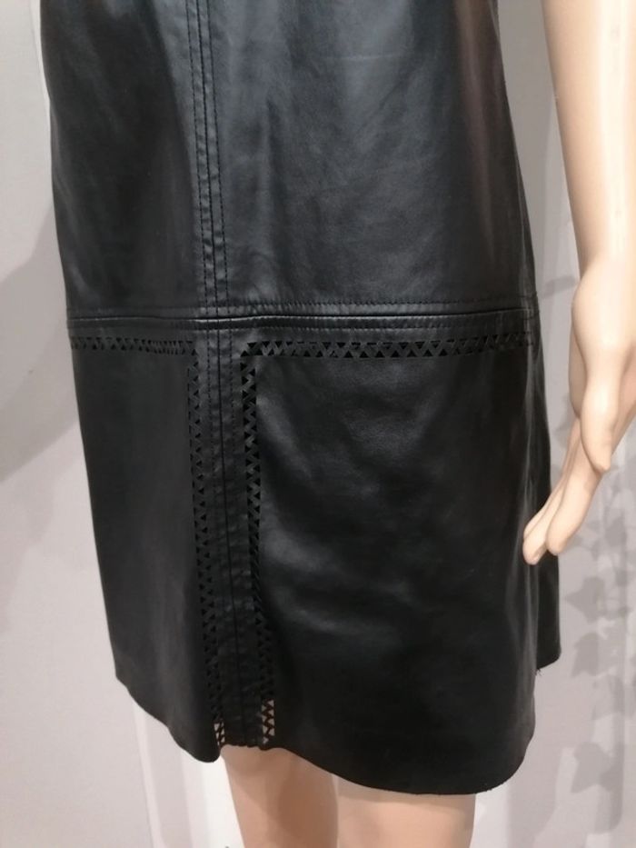 Robe noir Camaïeu polyester enduit 38 - photo numéro 4