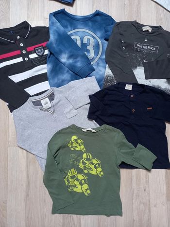 Lot de 5 hauts à manches longues