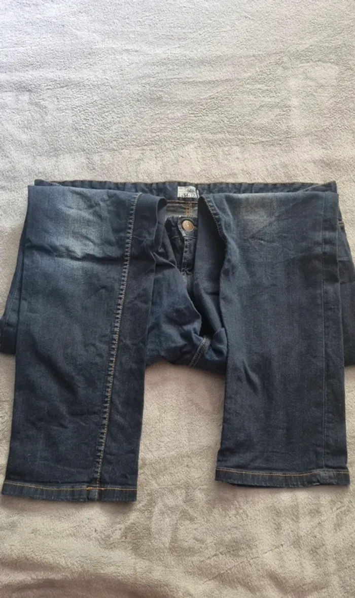 Jeans bleu slim taille 54 kiabi - photo numéro 7