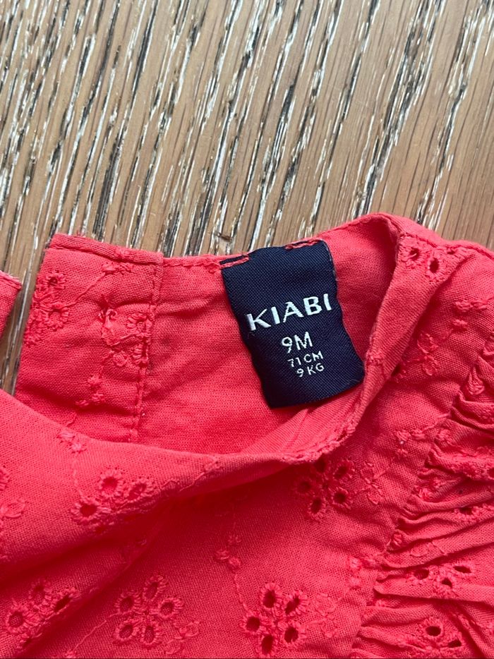 Kiabi robe rouge sans manche 9 mois - photo numéro 4