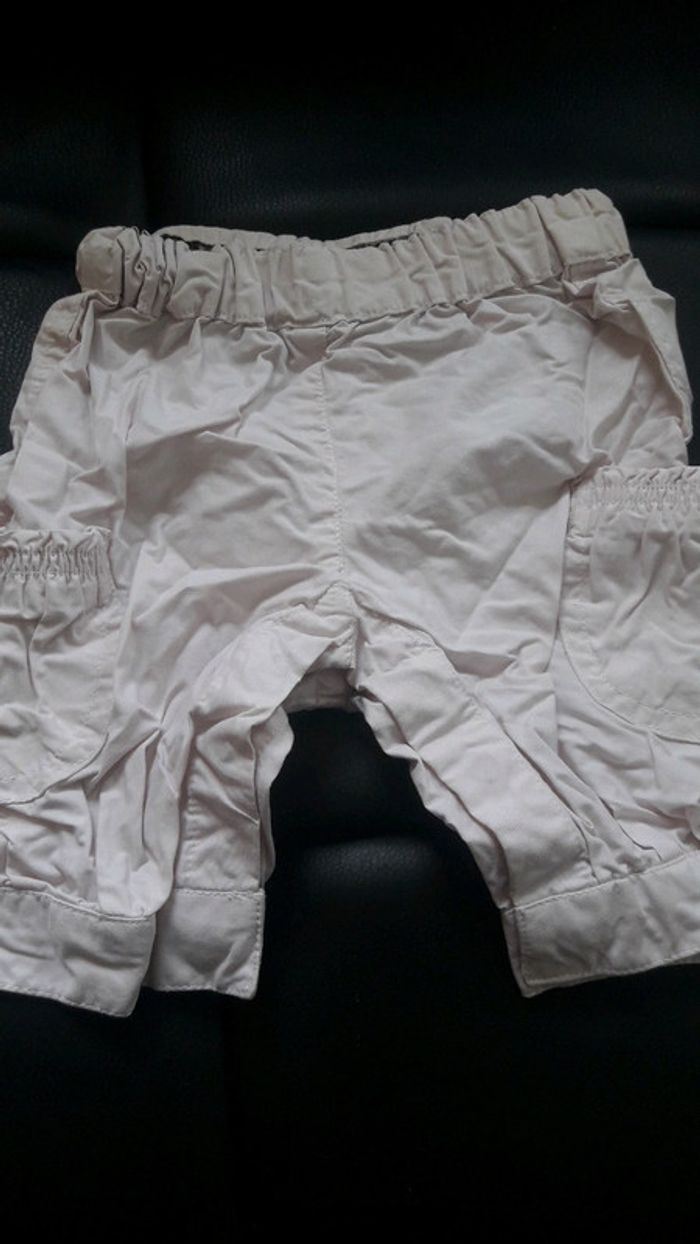 Short rose pâle 3 mois