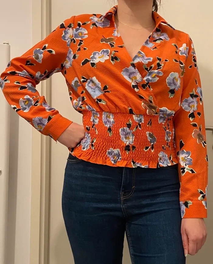 Blouse fleurie