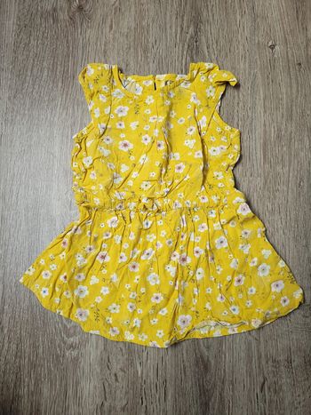 robe jaune kiabi 18 mois