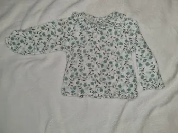 Blouse manches longues taille 9-12 mois