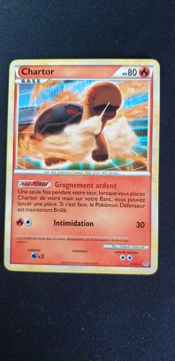 Carte pokémon Chartor 25/95