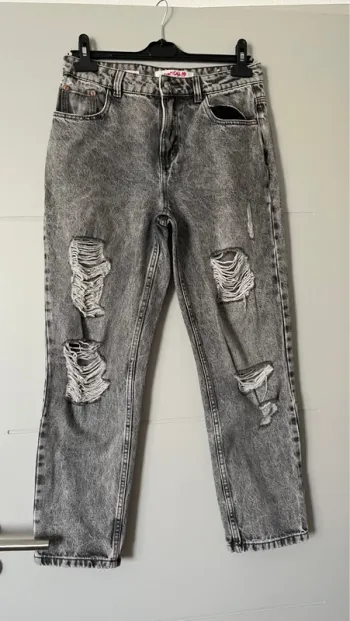 Jean mom gris Jennyfer