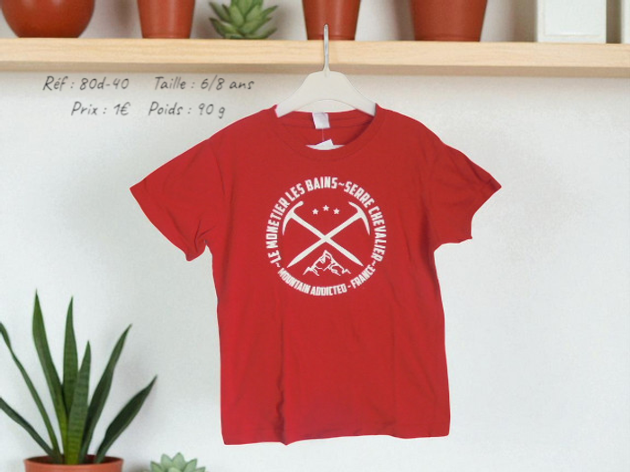 T-shirt 6/8 ans (80d-40-mag)