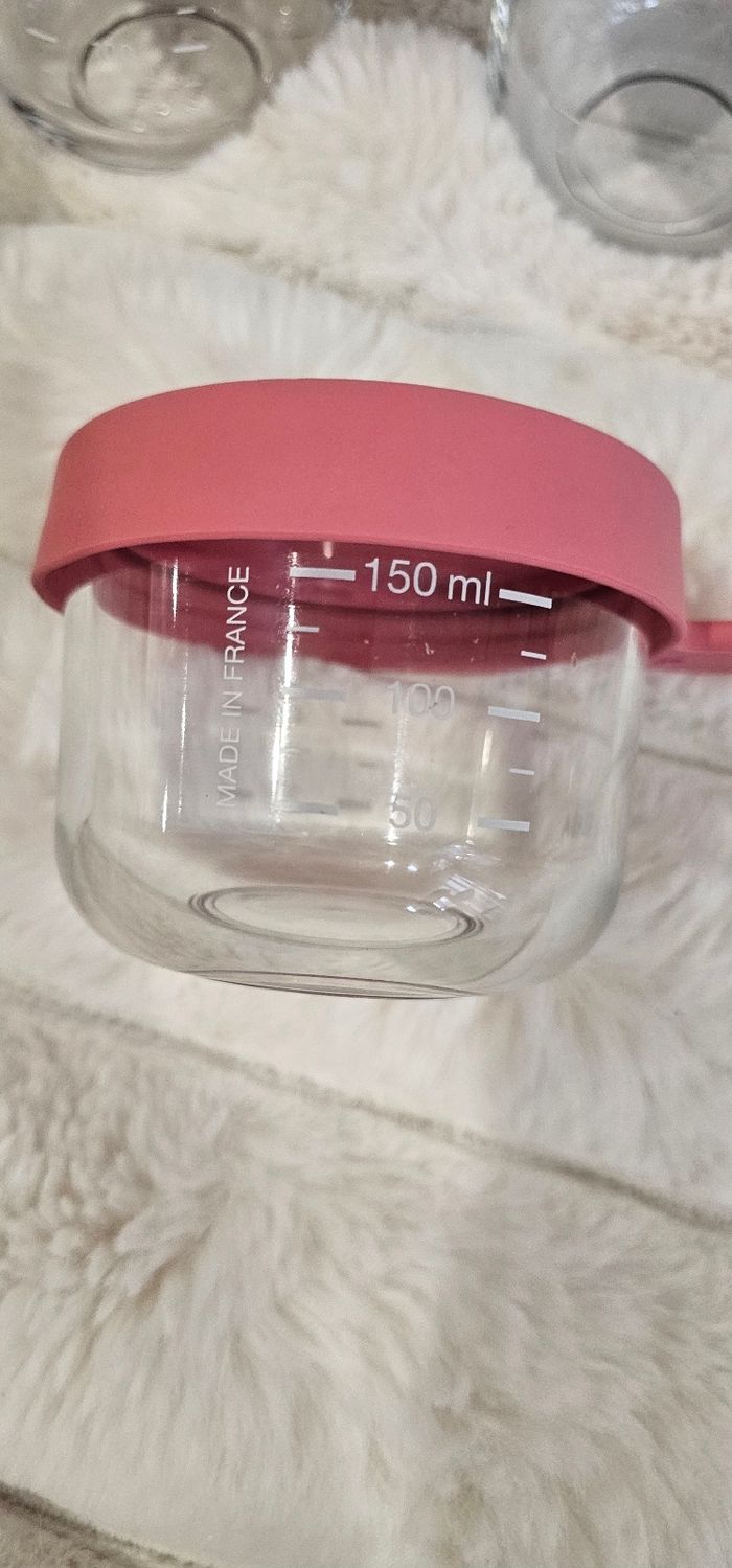Lot de 5 pots en verre Béaba en très bon état. - photo numéro 6