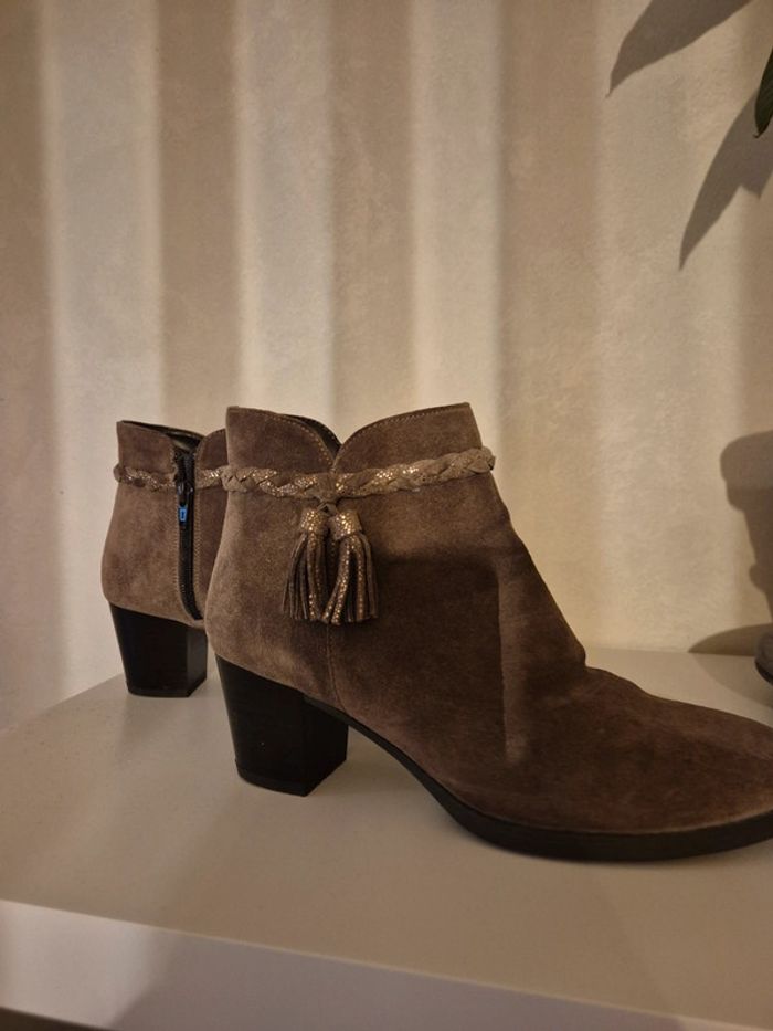 Bottines Marron femme taille 40 - photo numéro 2