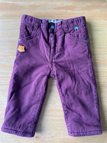 Pantalon polaire sergent major 12 mois 74 cm