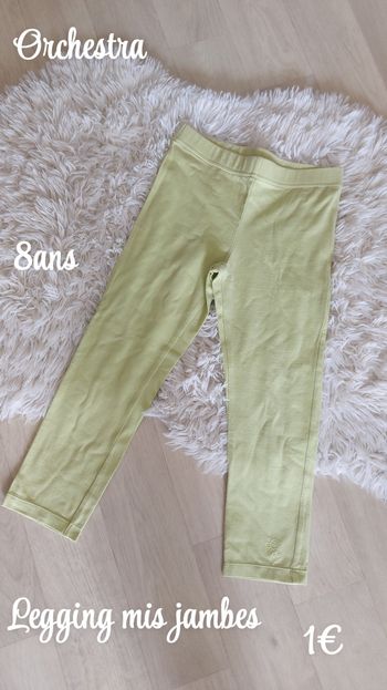 Legging mis jambe 8 ans orchestra
