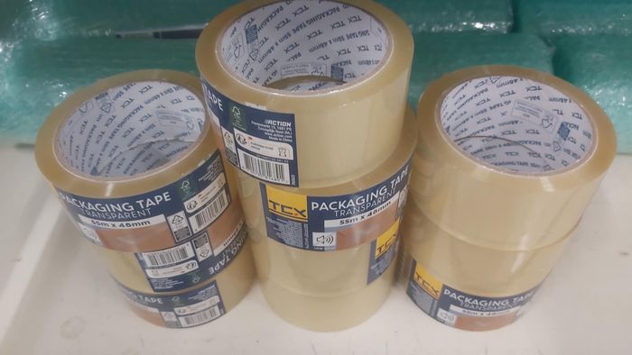 Lot de 10 rubans adhésifs transparents silencieux – Neuf - photo numéro 2