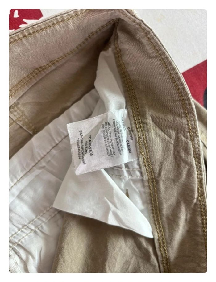 Pantalon cargo Wrangler taille 46 marron clair/ beige crème - photo numéro 12