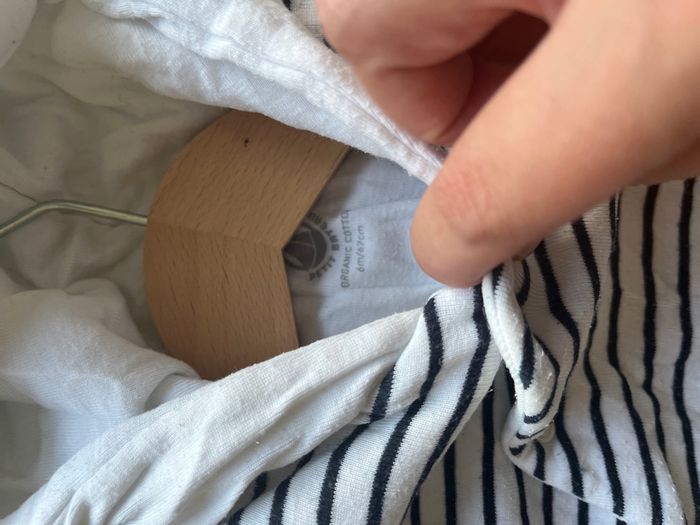 Combinaison marinière petit bateau 6 mois - photo numéro 2