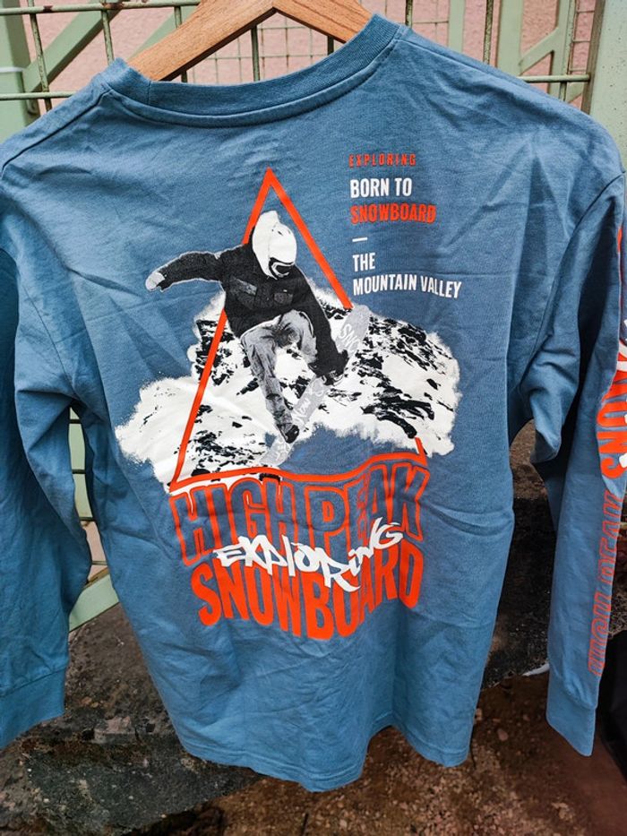 T-shirt manche longue taille 10 ans - photo numéro 2