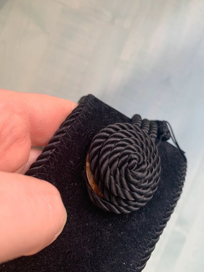 Ceinture noire velours 95cm - photo numéro 4