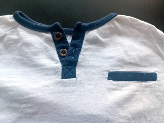 Lot 5 t shirt manches longues 6 mois - photo numéro 7