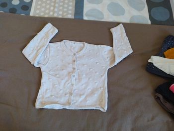 Gilet beige crème