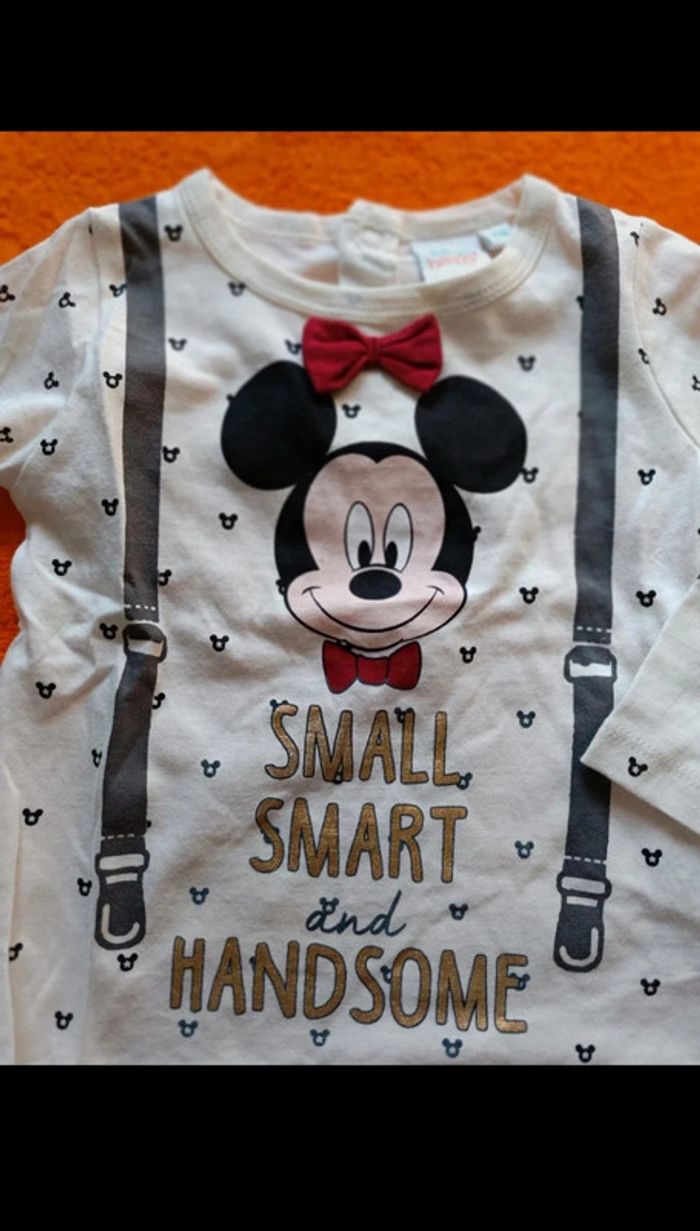 Mignon ensemble Mickey 6 mois - photo numéro 3