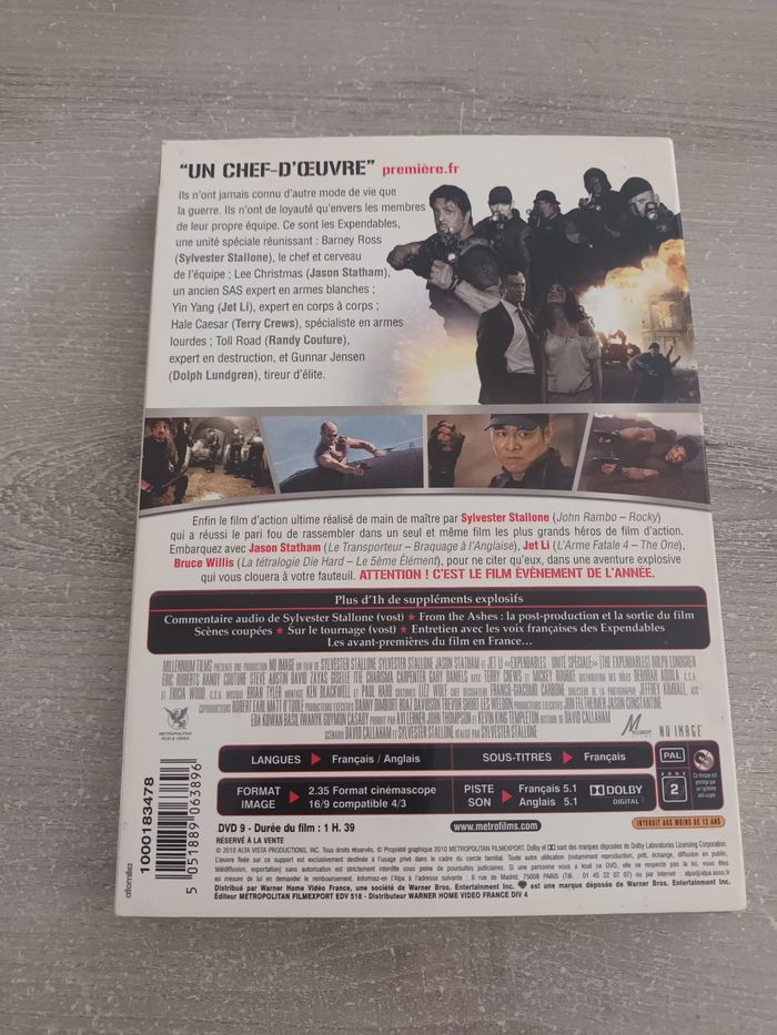 Dvd Expendables - photo numéro 2