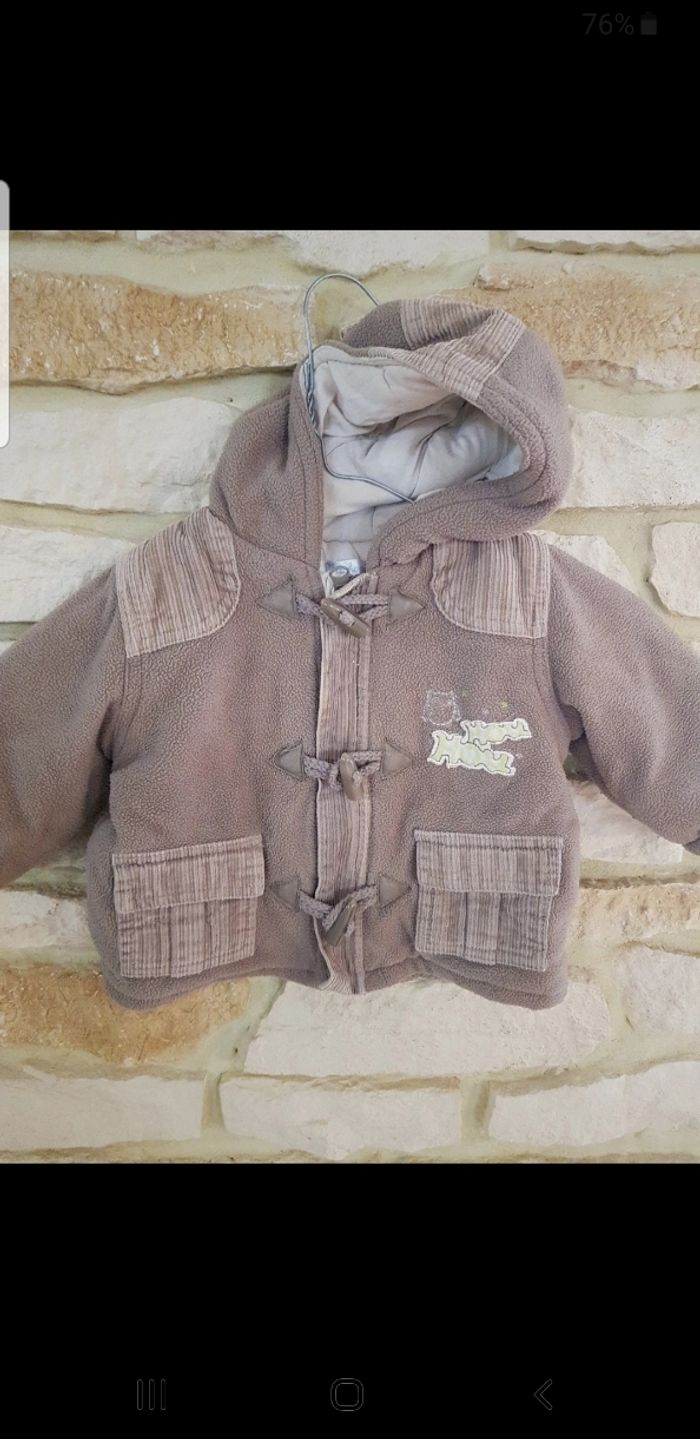 Manteau bébé taille 6 mois