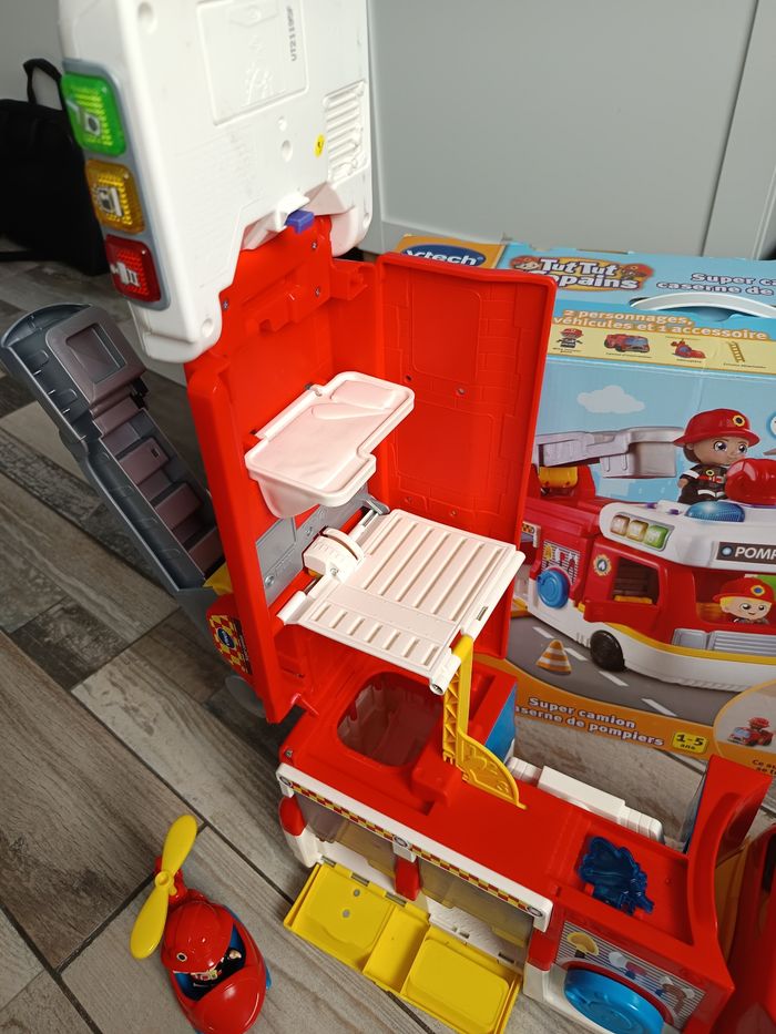 Camion pompier tut tut copain tbe vtech - photo numéro 3