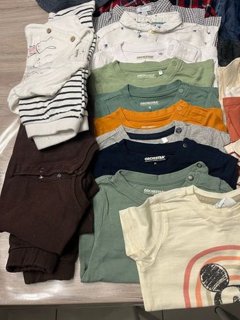 Lot vêtements garçon 9 mois 