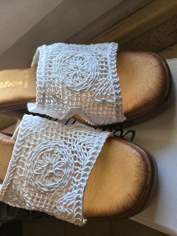 Mules ajourées blanches P39 neuves (Abloom) - photo numéro 6